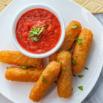 Spicy crunchy mozzarella