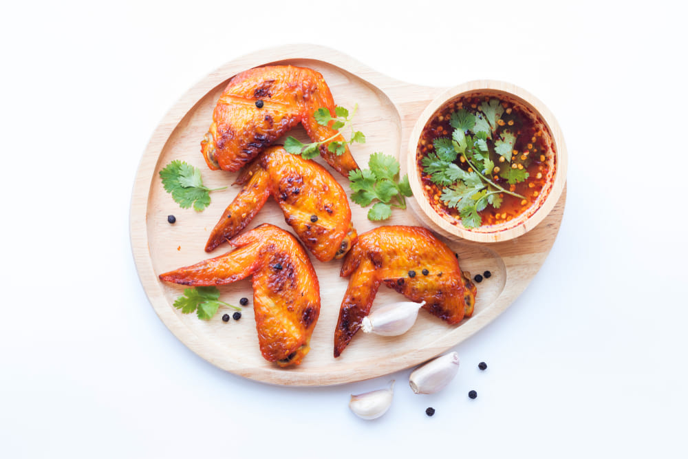 aripioare de pui la cuptor cu sos iute