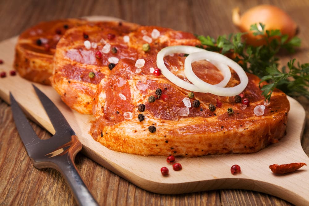 carne de porc marinata