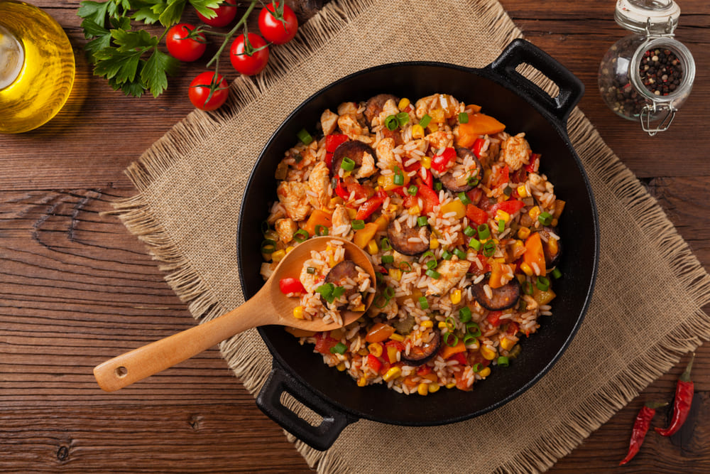 ghiveci de legume cu orez