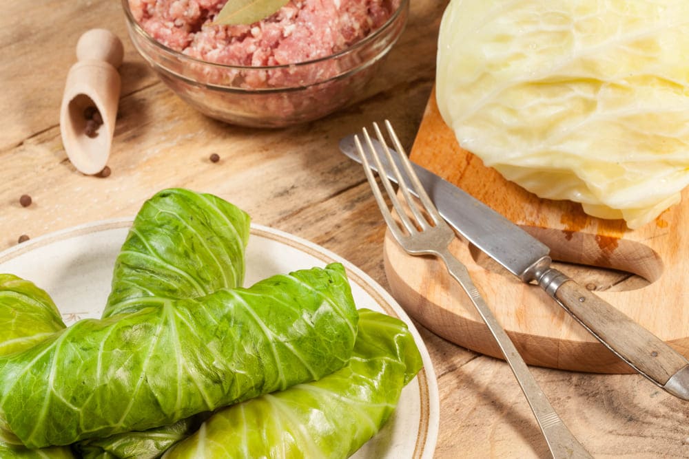 sarmale în foi de varză murată