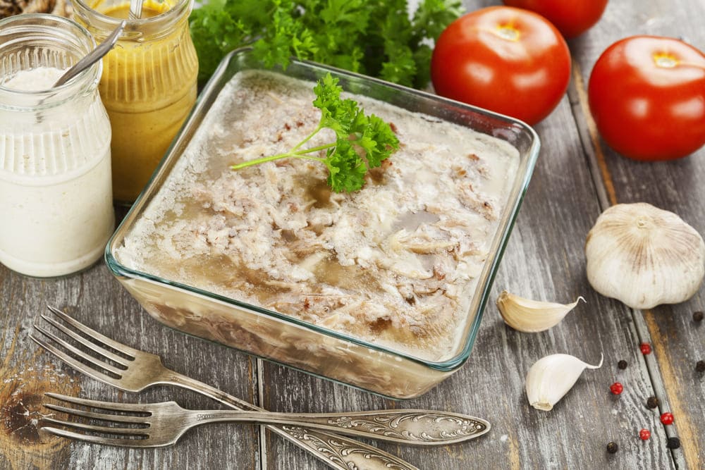 castron cu piftie de porc