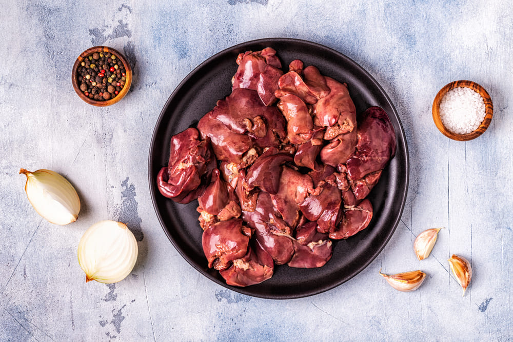 Ingrediente pentru ficăței cu ceapă