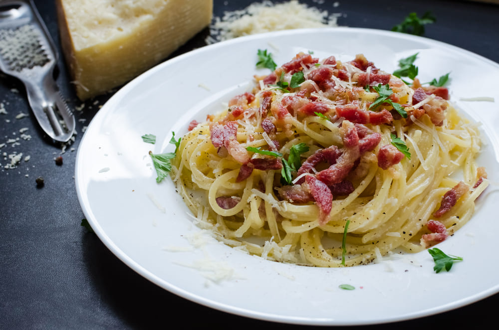 Spaghete carbonara