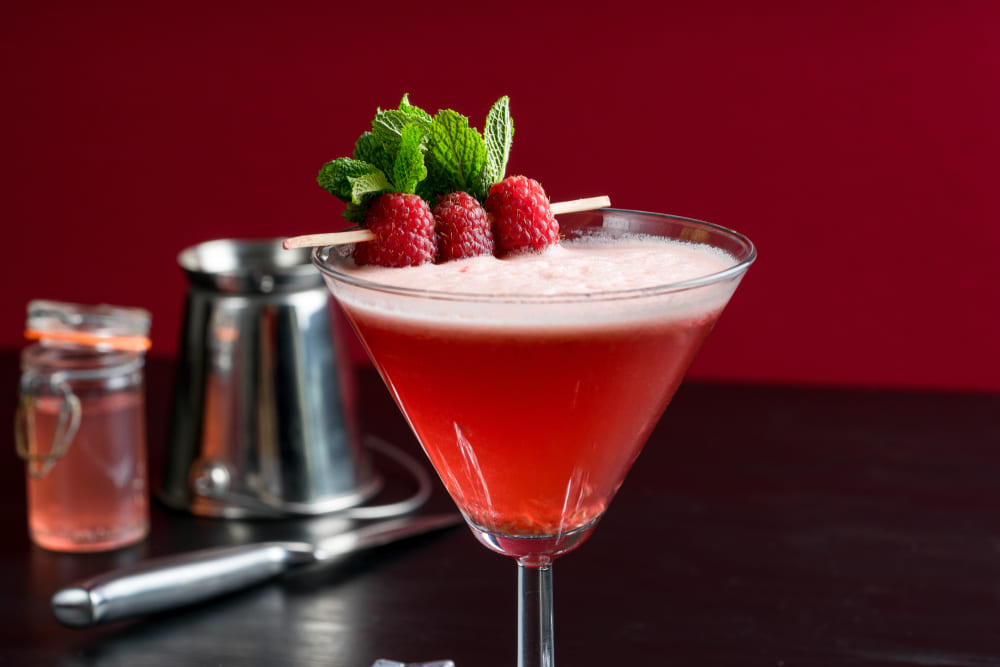 Raspberry Martini