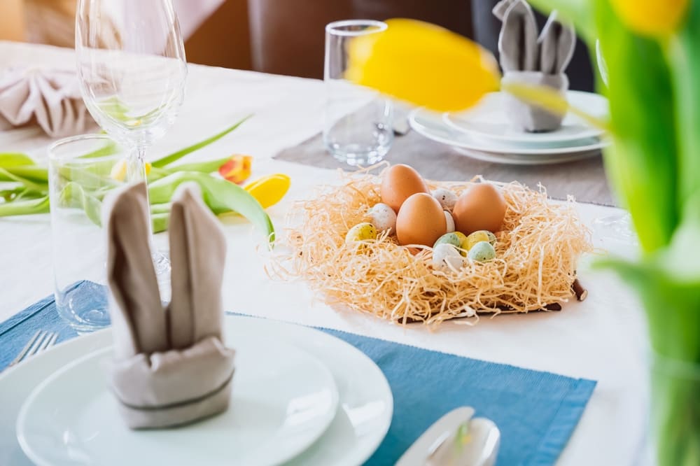 Coșulețe stil cuib pentru ouăle de Paște