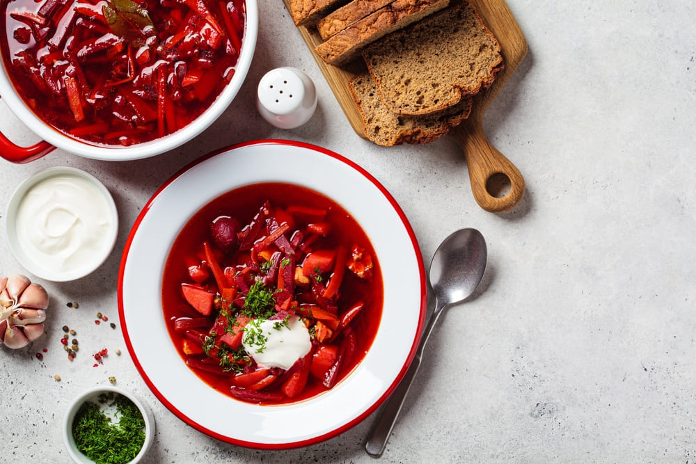 Ciorba de sfacla rosie