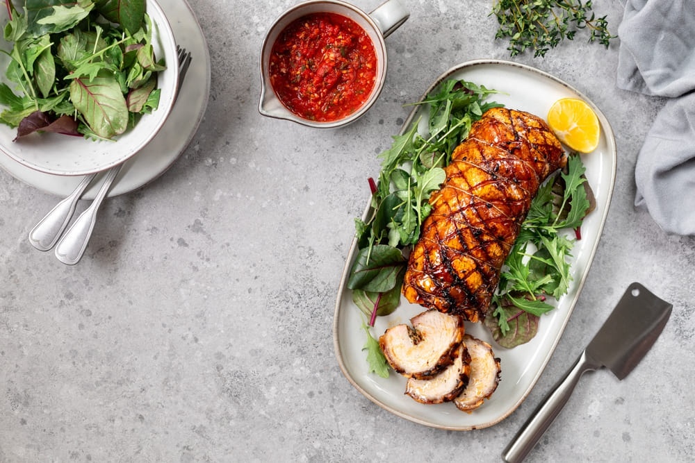 Rulada cu carne de porc