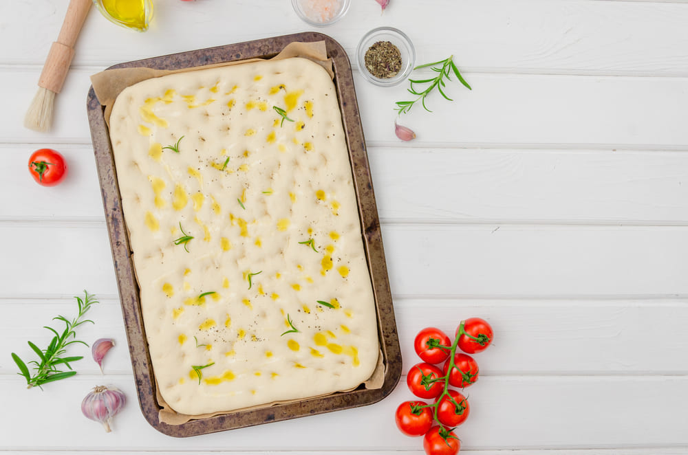 Ingrediente pentru focaccia