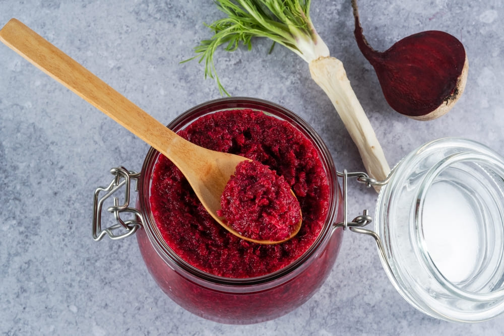 Salata de sfecla rosie