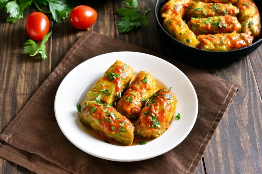 sarmale de post cu ciuperci