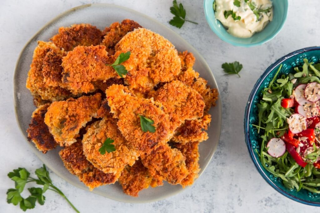 Snitel din ciuperci pleurotus