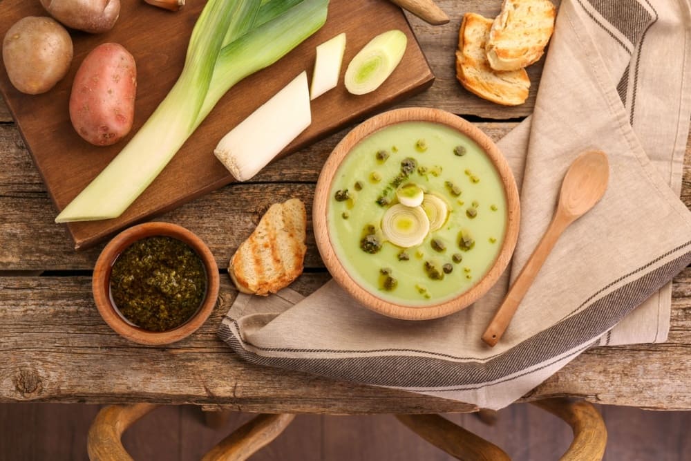 Ingrediente pentru supa crema de praz